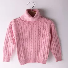 Высокое качество детский пуловер, водолазка, свитер; мягкий, кашемировый свитер для детей; теплая одежда для мальчиков и девочек, шерстяной вязаный свитер джемпер 90-170 см