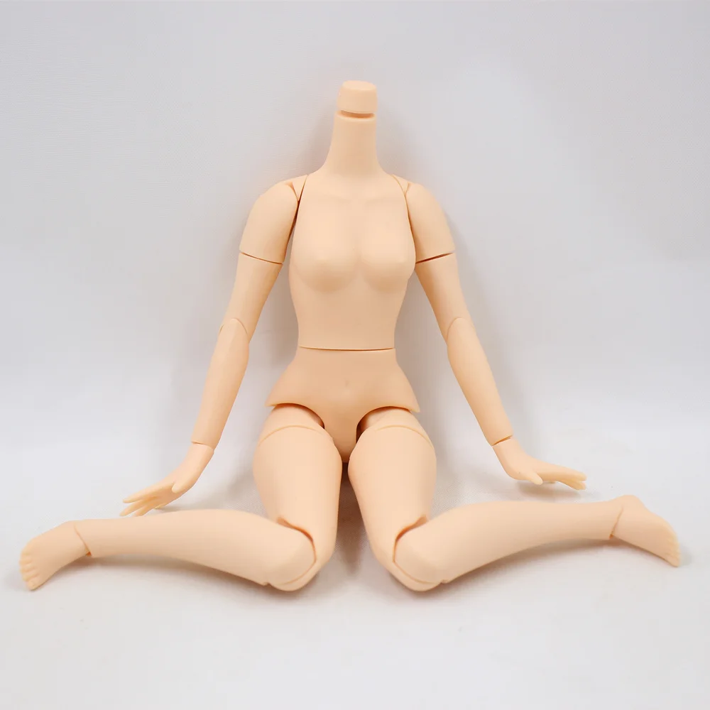 Телесная кожа тела 8,5 дюймов для 12 дюймов Blyth кукла с большой грудью и соской подходит для изменения тела
