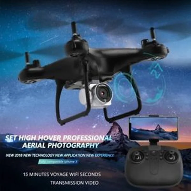RC Quadcopter 720P Camera Wifi FPV Control Altitude Hold 3D Flip Headless 69601 Air Press RC Drone Helicopters Toys for Boys