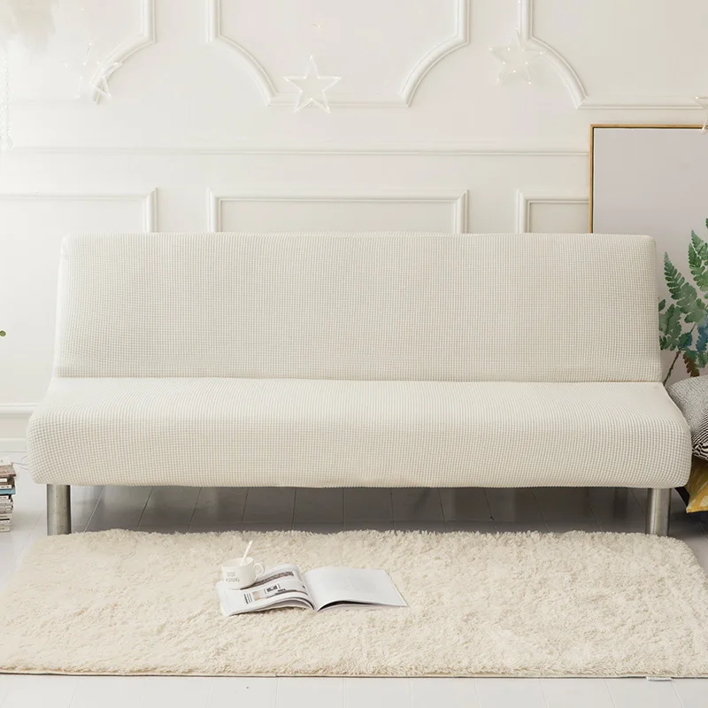Us 35 75 Off Armless Sofa Cover Slipcovers Couch Covers Online Sectional Settee Slipcover White Soft 160 190cm Size In