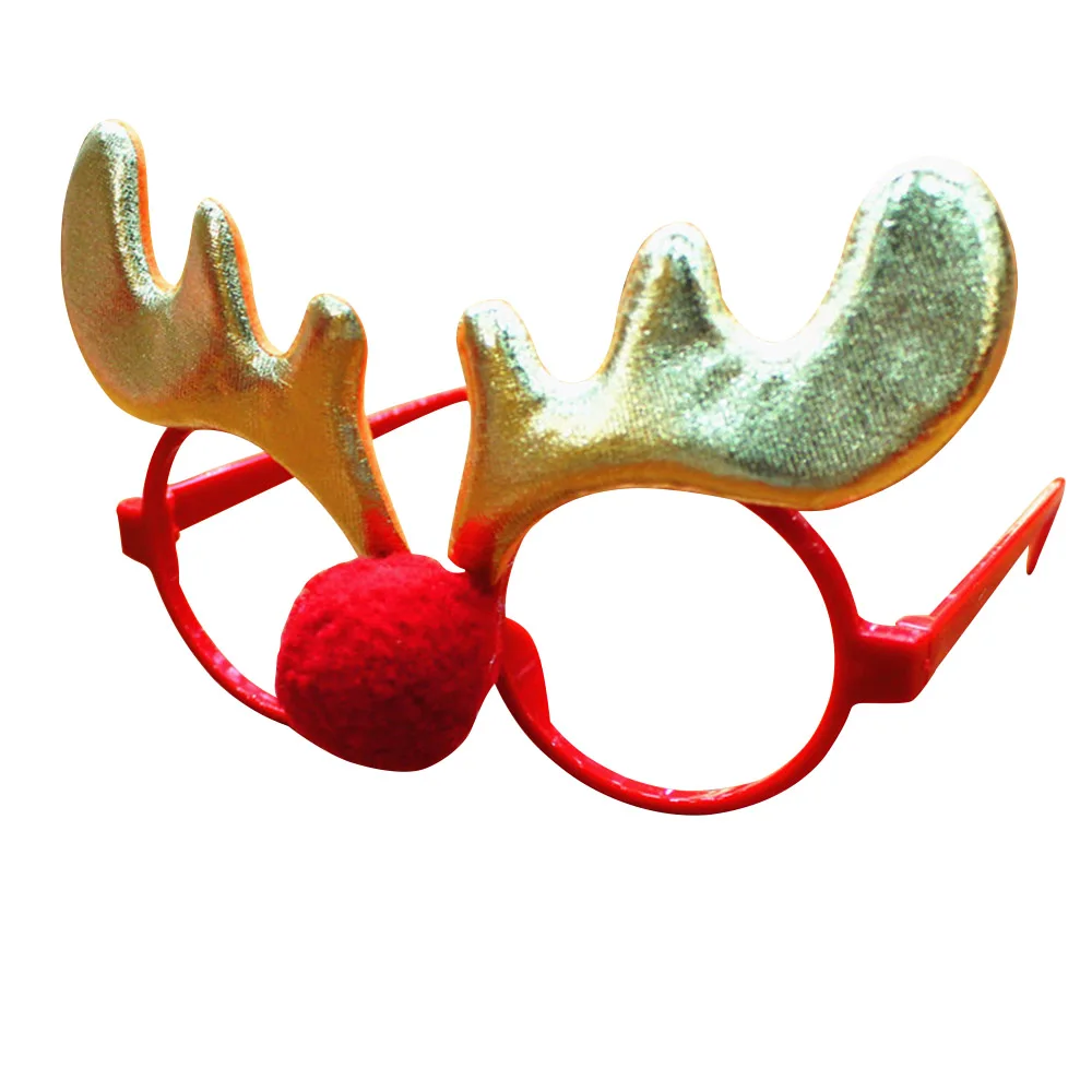 Christmas Decorations for Home Merry Christmas Glasses Frame Novelty