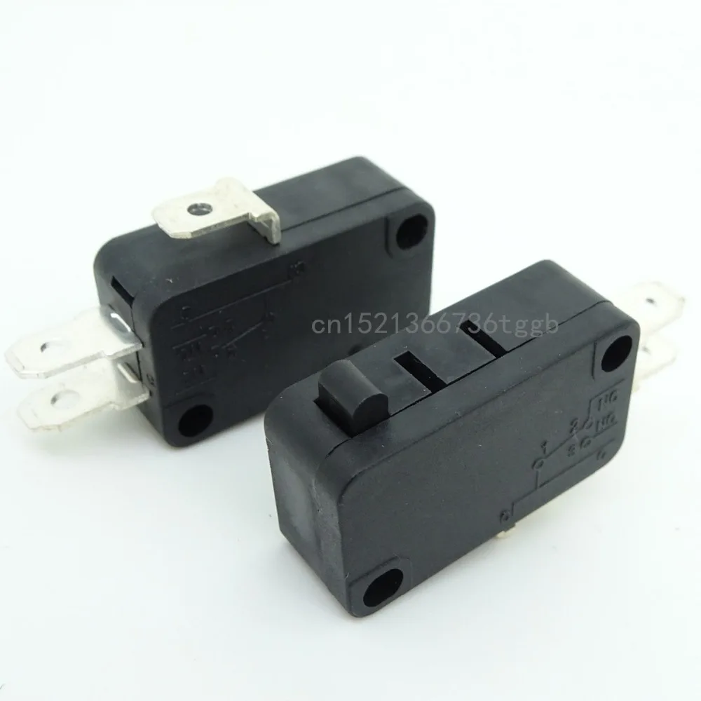 

5pcs Micro switch large current limit stroke ZW7-0C KW7 silver point contact 1-16A 2 two feet normally open pass foot float