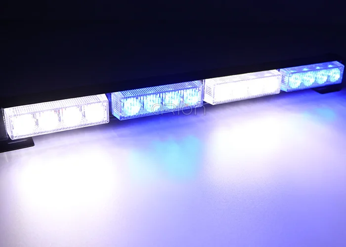 1" 26" 3" 35,5" автомобильный Грузовик, 13 режимов дорожного движения, аварийный проблесковый светильник для транспортного средства, комплект для полиции, пожарные предупреждающие огни - Цвет: Blue White Blue...