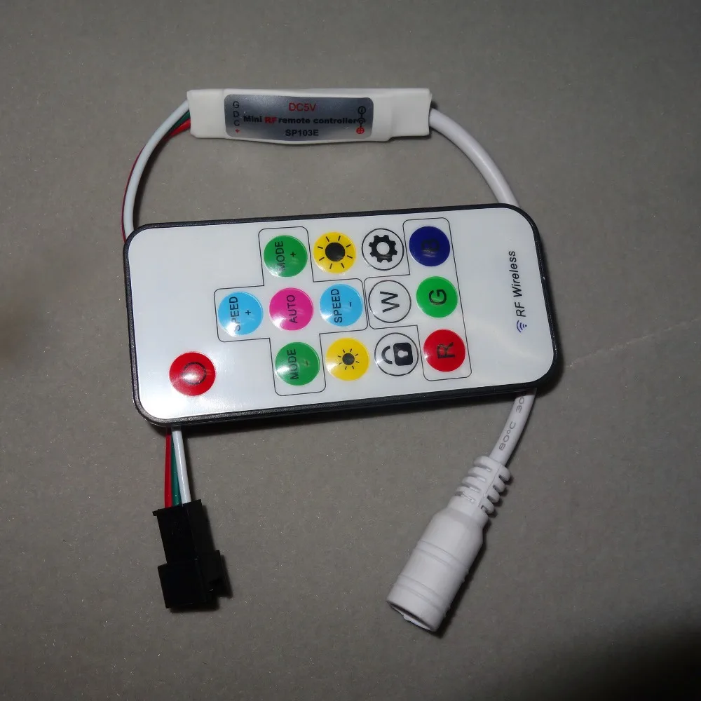 LED RGBW digital controllerDC5V inputsupport TM1814 SK6812-RGBW pixel strip2048pixels max controlled | Освещение
