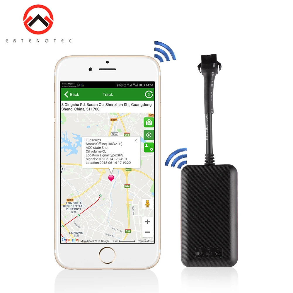 GPS Tracker Car TK108 Mini Vehicle Gps Tracker 2G/GSM Cut Off Oil Power Vibration Alarm Relay Tracker Waterproof IP66 PK TK905