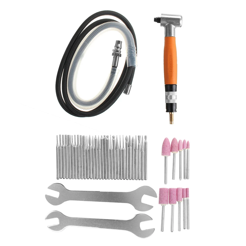 

90 Degree 3MM Pneumatic Micro Grinder Angle Air Die Pencil Polisher Tool ALI88