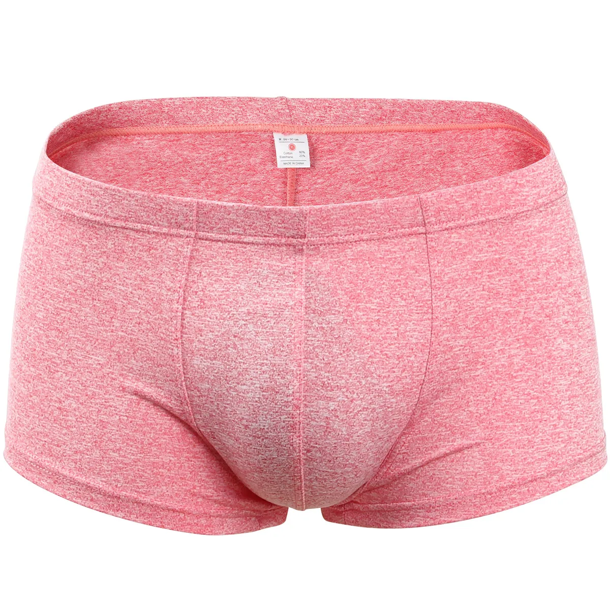 Men Sexy Breathable Gay Men's Boxer Trunks Classic Soft Male Panties Wholesale Cotton Underwears Boxers Shorts - Цвет: pink