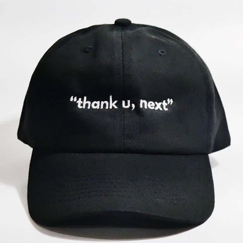 

Ariana Grande Latest album Thank U,Next Dad Hat Embroidery Unisex Women Baseball Caps Man Hats thank u,next 100% cotton