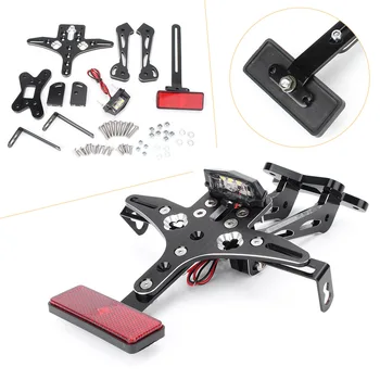 

For Yamaha MT-09 FZ09 FZ09 FZ-09 2014 2015 Tail Tidy Fender Eliminator License Plate Bracket w/ LED Light Lamp Taillight