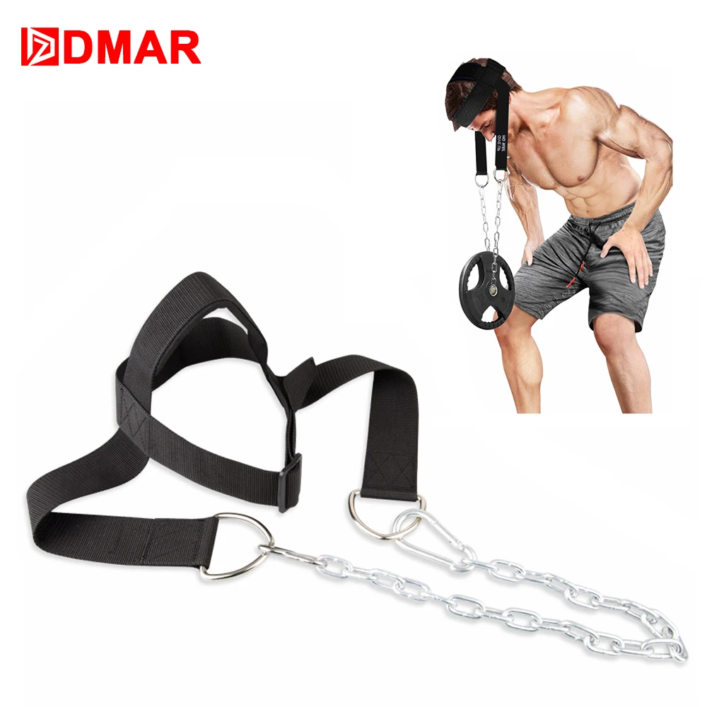 

DMAR Fitness Neck Head Trainer Weight Lifting Resistance Training Hat Comfort Fit Neoprene Exercise Strap Gym Crossfit Equipment