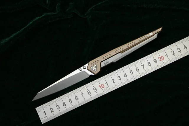 NOC wing 1 tactics folding knife M390 blade KVT ball bearing titanium handle camping hunting outdoor Survival knives EDC Tools