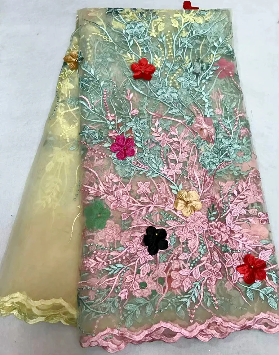 

Best Selling net laces African Lace Fabric Nigerian French Fabric 2018 High Quality African Tulle Lace Fabric