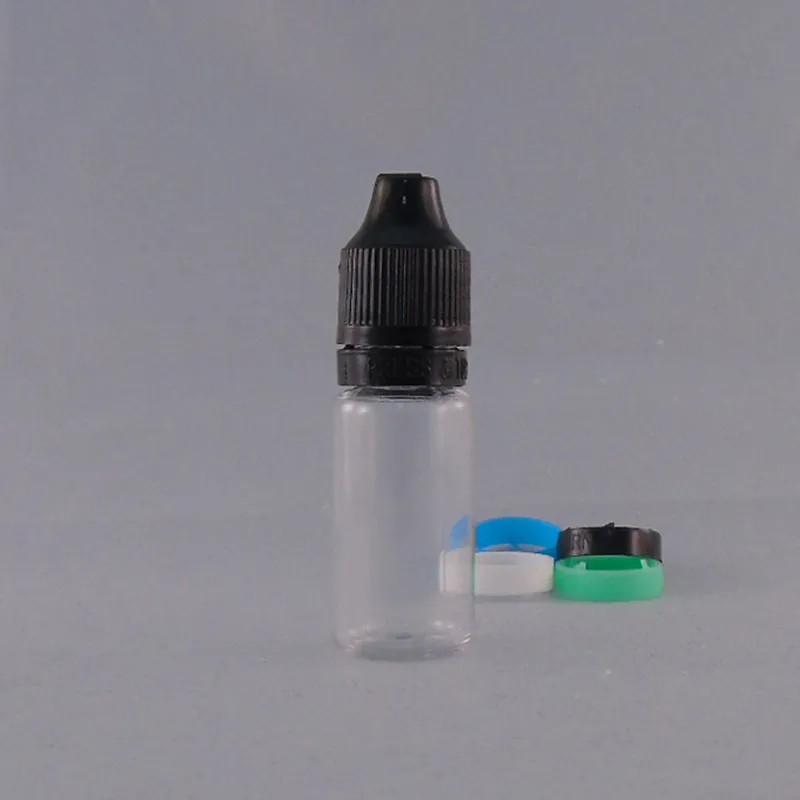 100pcs/lot Unicorn Bottles 10ml e liquid bottle 10 ml e juice bottle with childproof cap plastic