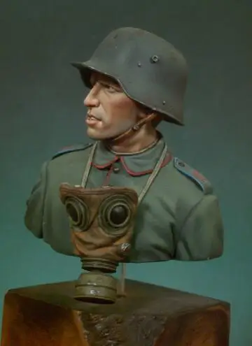 1/10 весы бюст полимерный с маской