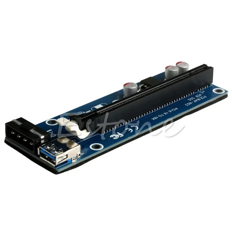 Новое поступление USB 3,0 PCI-E Express питание Riser Card W/удлинитель Кабель 1x до 16x Monero горячая распродажа