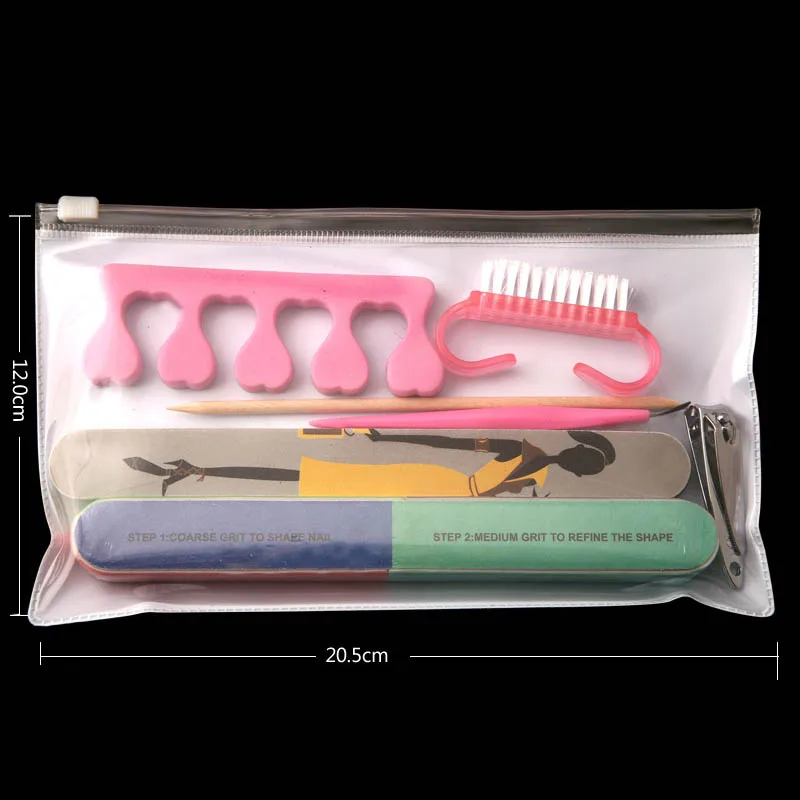 8 шт. профессиональный маникюрный набор, длинные пилочки для ногтей, кисть для ногтей, набор инструментов для красоты MV99