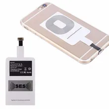 Qi Беспроводное зарядное устройство приемник зарядный адаптер рецептор входной порт зарядного устройства чип для iphone7 7 s 7 Plus 6 6s 5 5S 5c