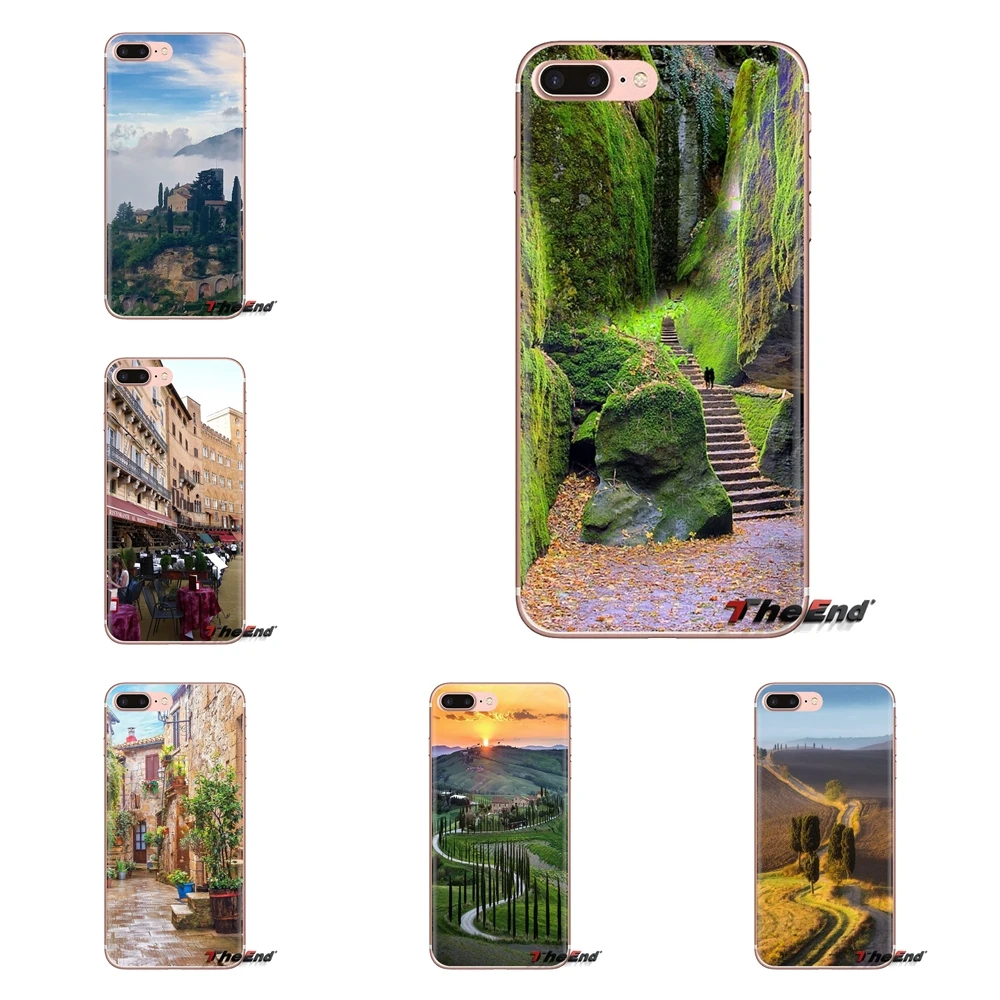Тоскана Италия для iPod Touch Apple iPhone 4 4S 5 5S SE 5C 6 6S 7 8 X XR XS Plus MAX прозрачные мягкие чехлы |