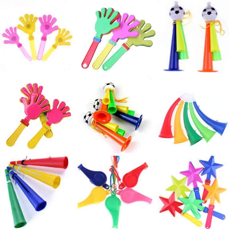 Football Horn Trumpet Whistles Noise Maker Kids Toys Cheerleader Cheering Props Hand Clapper Birthday Party Favor Gift Navidad Football Horn Trumpet Whistles Noise Maker Kids Toys Cheerleader Cheering Props Hand Clapper Birthday Party Favor Gift Navidad