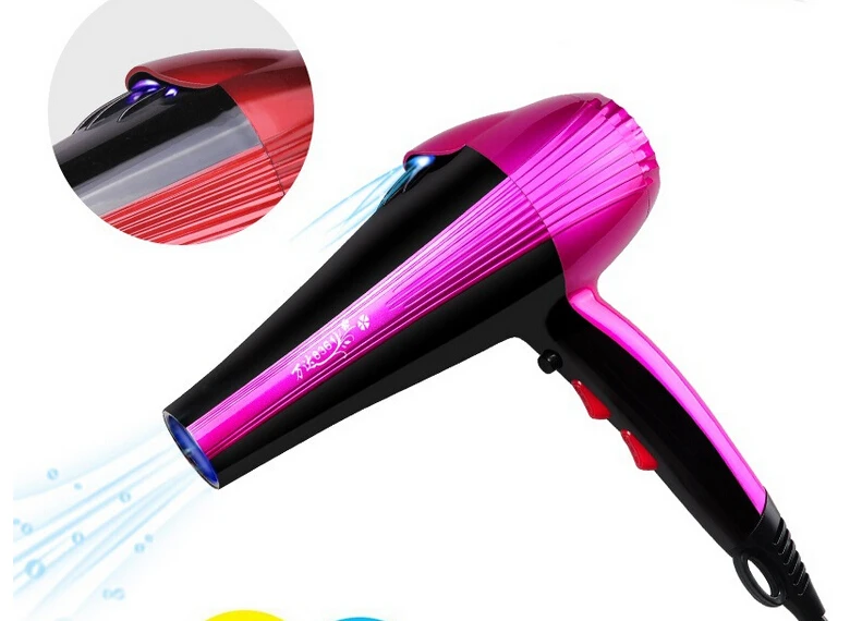 Pro Speed Hair Dryer 220 240V Hairdryer Comb Hot Cold Air heated