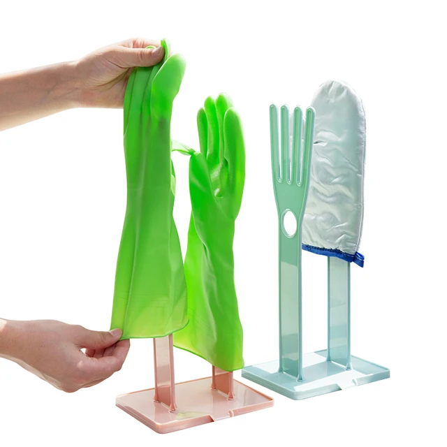 Gloves Stand Holder Kitchen Rubber Gloves Drying Accessories Holderin Racks & Holders from Home