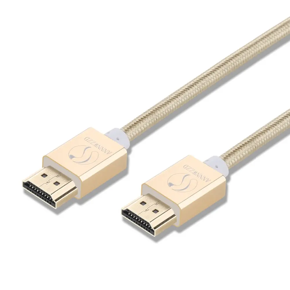 HDMI кабель 1 м 2 3 5 10 высокоскоростной PRO Золотой v2.0/1.4a 3D 2160p PS4 SKY HD 4K Ultra Ethernet Аудио