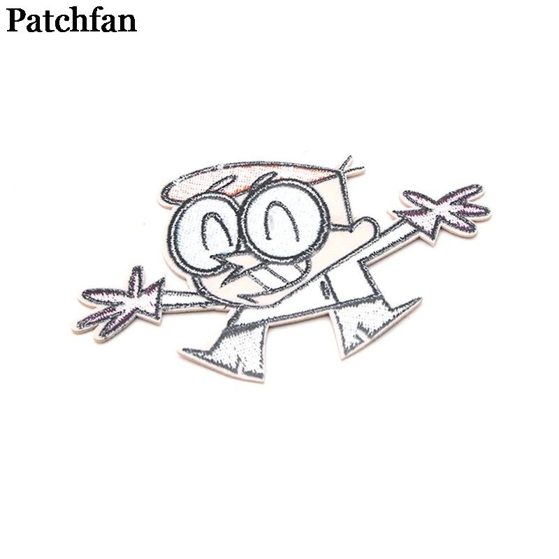 Patchfan Dexter's лаборатория DIY Вышивка для аппликации, шитья железа на одежду кронштейн украшения дома наклейки значки A2090
