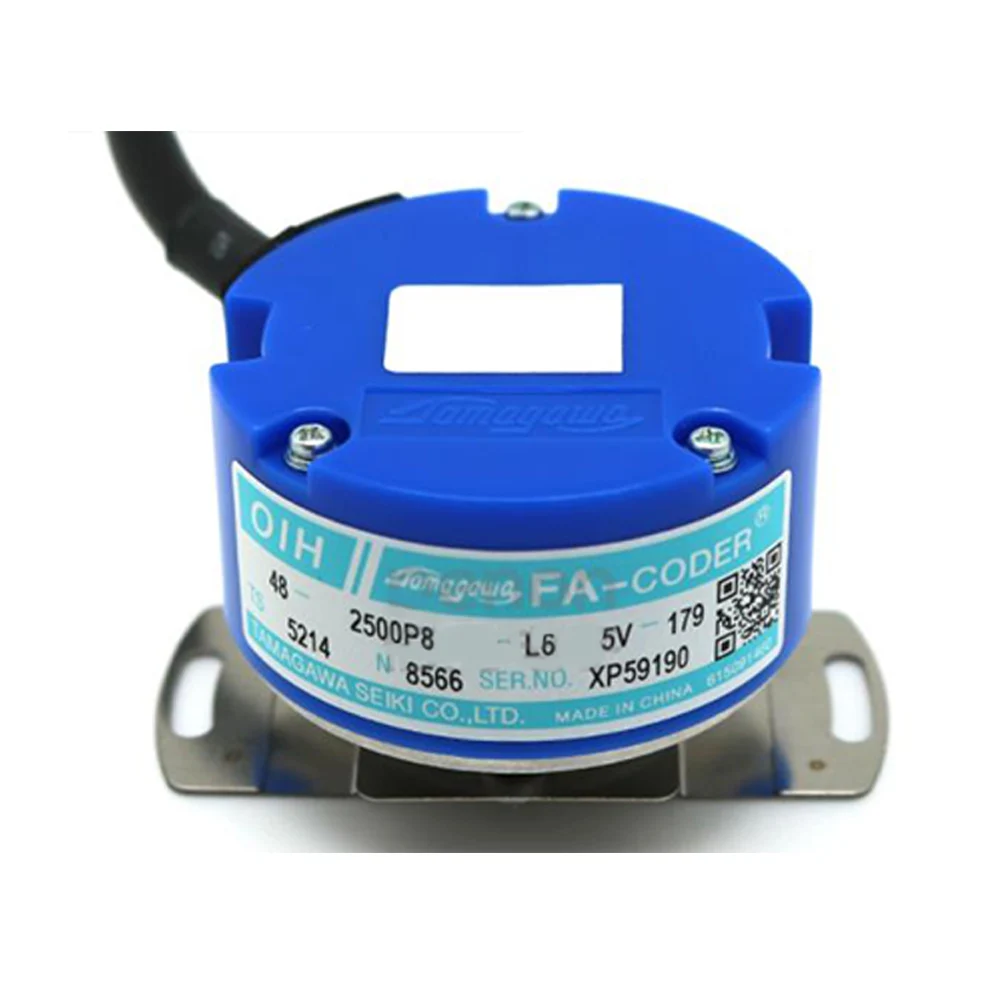 CALT 2500PPR Digital Servo Motor Encoder DC 5V Supply 8 Poles UVW Line