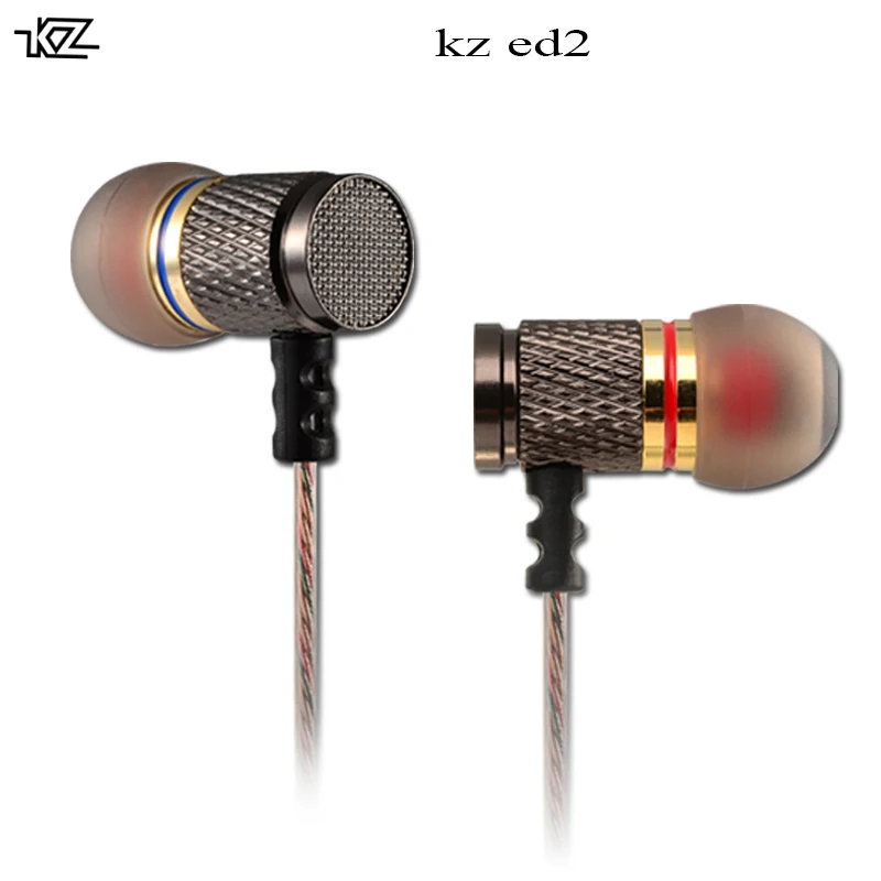 

KZ ED2 EDR1 sport earphone kz ed2 wired metal music headsets bass noise reduction earbuds for Iphone Xiaomi Huawei Mobile Phones