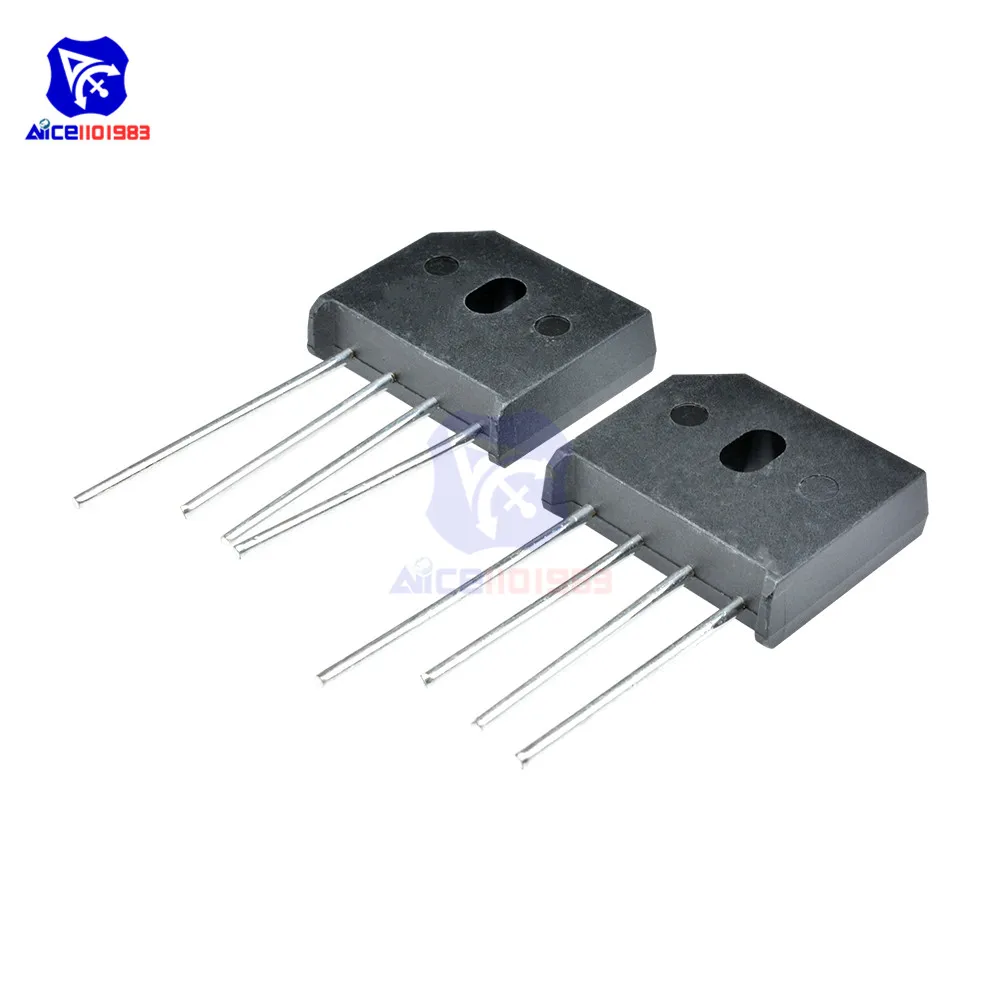5PCS/Lot Bridge Rectifier Diode KBU1010 SIP-4 10A 1000V Single Phase Bridge Rectifier Original Integrated Circuit