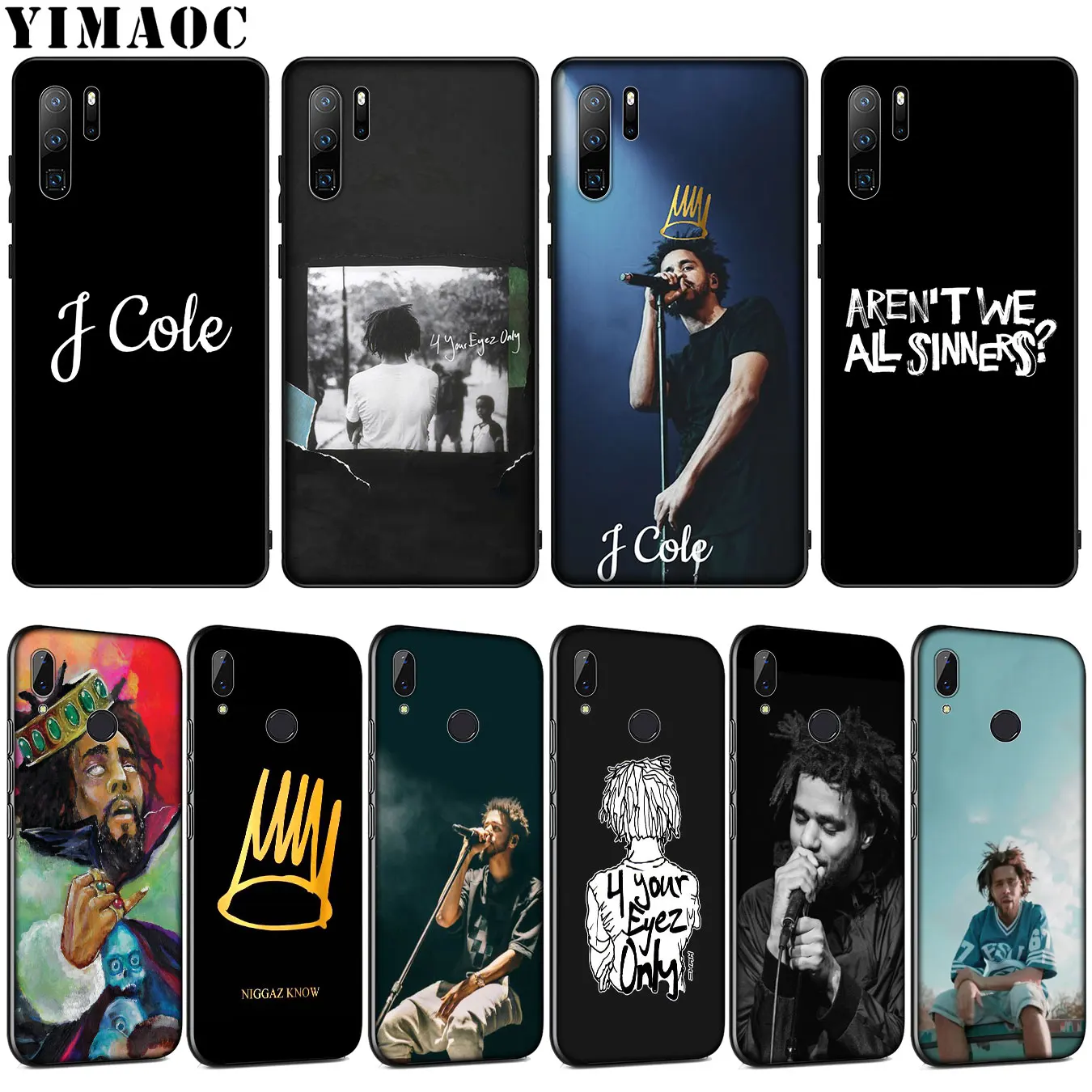 YIMAOC Rap pop j Cole Мягкий силиконовый чехол для Huawei P30 P20 Pro P10 P9 Lite Mini 2017 2016 черный P Smart Z 2019
