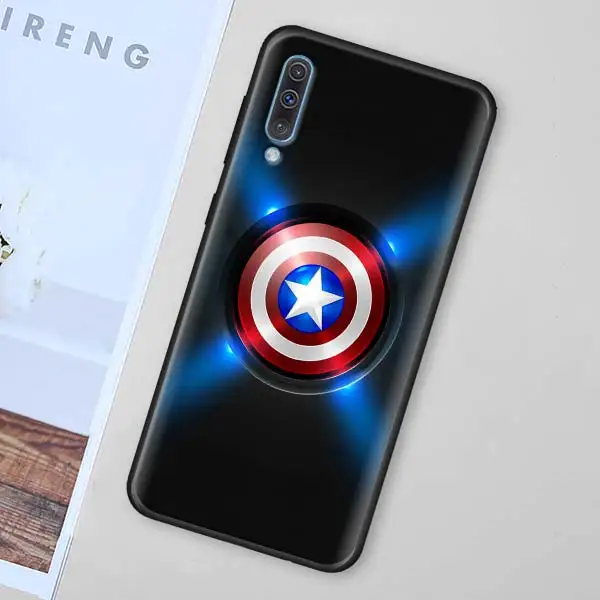 Черный мягкий чехол Marvel с супергероями Мстителями для Samsung Galaxy M30 M10 M20 A50 A70 A40 A10 A20 A30 A60 силиконовый чехол - Цвет: 011