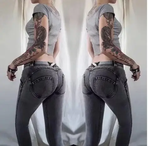 2018 New Autumn Winter Women Hip-up Jeans Sports Fitness Pencil Pants Warm Sexy Male Solid Color Long Slim Stretch Trousers 2018 New Autumn Winter Women Hip-up Jeans Sports Fitness Pencil Pants Warm Sexy Male Solid Color Long Slim Stretch Trousers