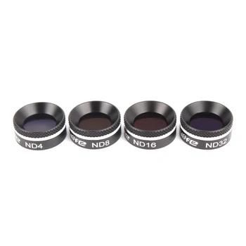 

Snap on Filters Set 4 Pieces ND4+ND8+ND16+ND32 Neutral Density Filter Camera Lens Filter Kit for DJI MAVIC AIR Drone Accessories
