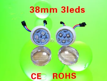

addressable 38mm amusement park led pixel light;3leds 5050 ;DC12V;0.72W;IP65;UCS1903 IC