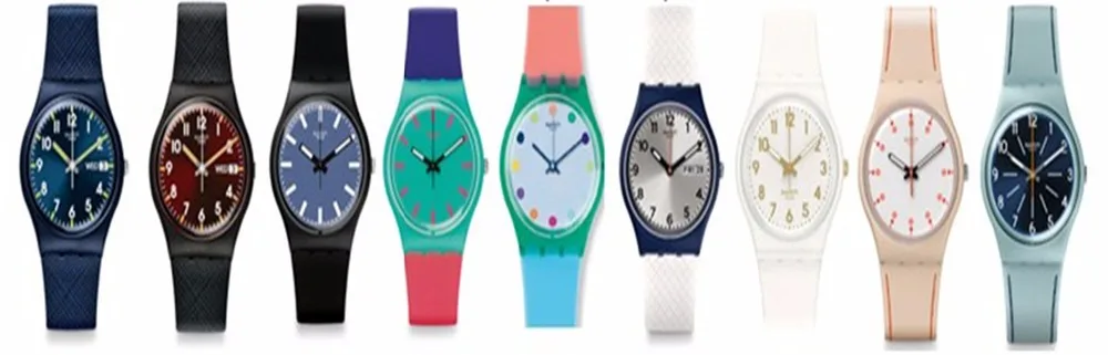 XBERSTAR наручные часы ремешок для Swatch 16 мм 17 мм 19 мм 20 мм резиновый силиконовый сменный ремешок для часов браслет аксессуары