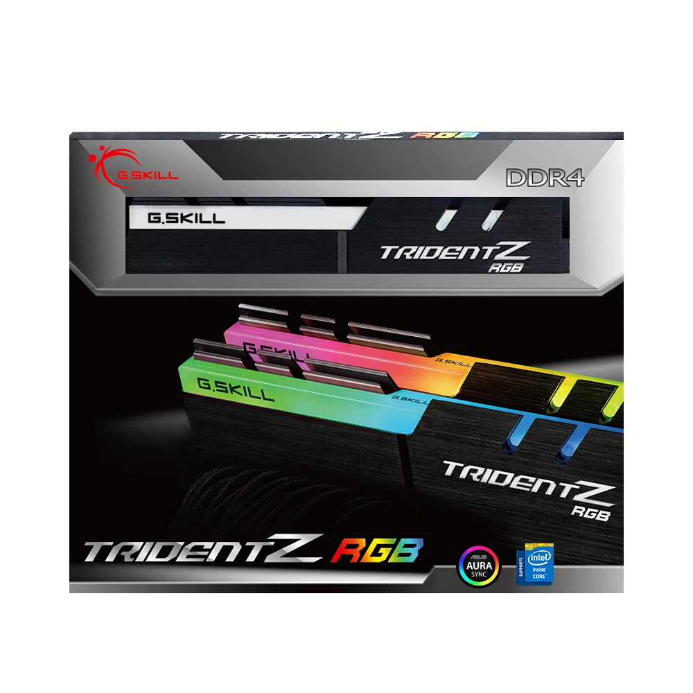 G. SKILL TridentZ RGB серия ram DDR4 16 Гб(2x8 ГБ) Память 3200 МГц ram S для ПК настольный компьютер DDR4 16-18-18-38