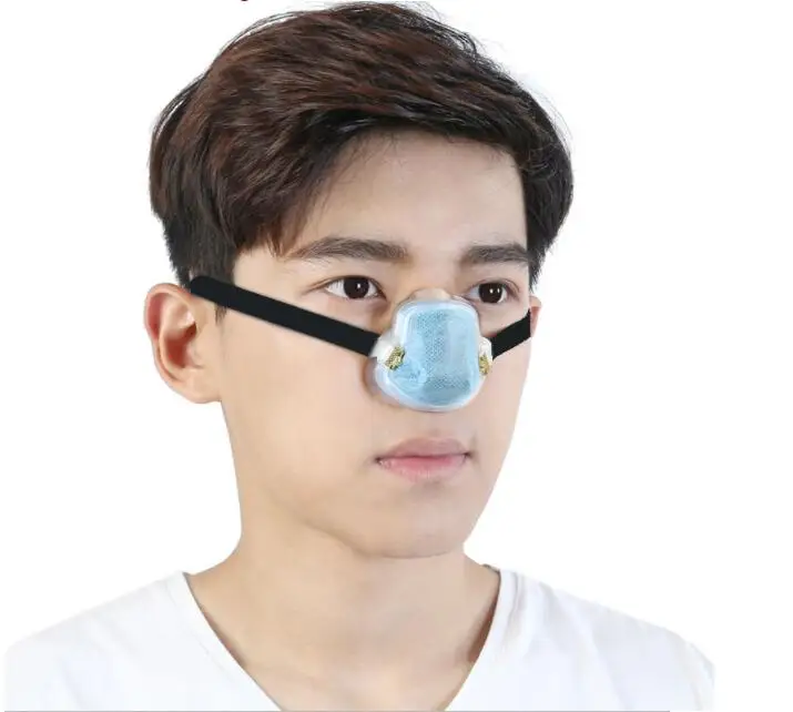 Face mask dust mask haze breathable respirator industrial dust nose pollen + 10 pieces of filter cotton thermal protection