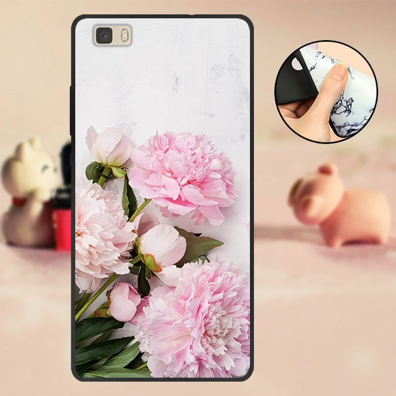 Чехол для huawei ALE-L21 Funda для huawei P8 Lite, черный чехол из ТПУ и силикона для huawei P 8 Lite, чехол для телефона P8Lite - Цвет: T36