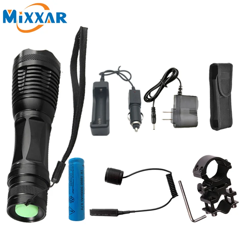 

ZK20 LED Flashlight torch waterproof T6 9000LM Zoomable 5 Modes aluminum Lantern Camping Hunting Hiking Lamp dropshipping