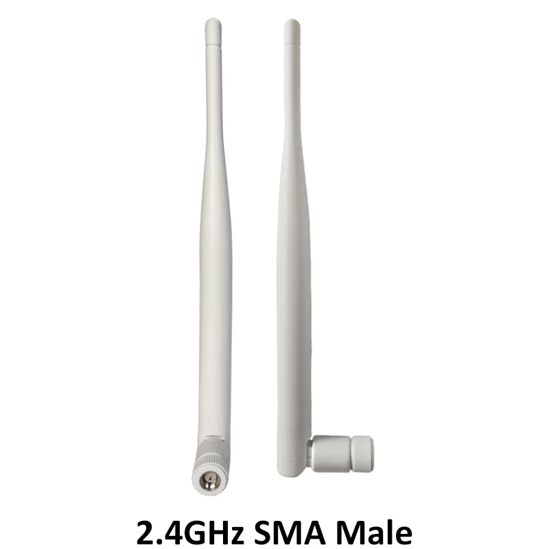 2.4Ghz antenna Wifi 5dbi SMA Male connector white 2.4 ghz antena Omni-Directional Router Antenna +21cm RP-SMA Male Pigtail Cable 2.4Ghz antenna Wifi 5dbi SMA Male connector white 2.4 ghz antena Omni-Directional Router Antenna +21cm RP-SMA Male Pigtail Cable