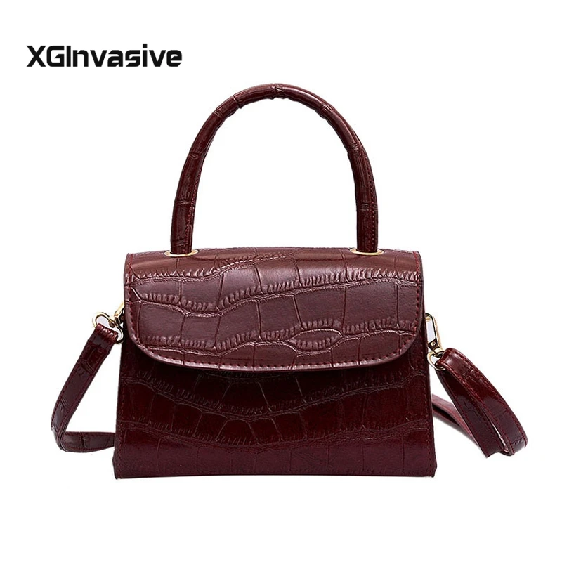 

Retro Portable Small Square Bag Wild Shoulder Bag for women 2019 Messenger Bag Luxury Handbags Bags Designer Bolsa Feminina