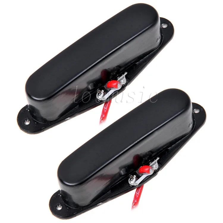 2Pcs Pickup Guitar Neck Pickup Ferrite Magenet Black For Fender Tele Guitar Replacement