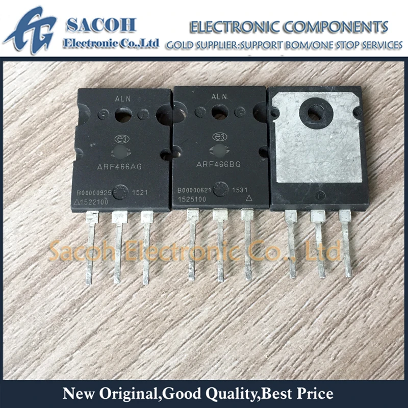 

Used Original 1Pair(2PCS) ARF466AG ARF466A + ARF466BG ARF466B ARF466 TO-264 13A 1000V RF Power MOSFET Transistor