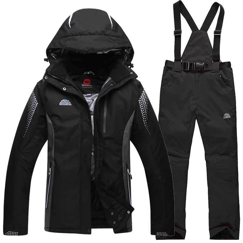 Free shipping 2016 Men Ski Suit Waterproof Windproof Ski Jacket+Pants