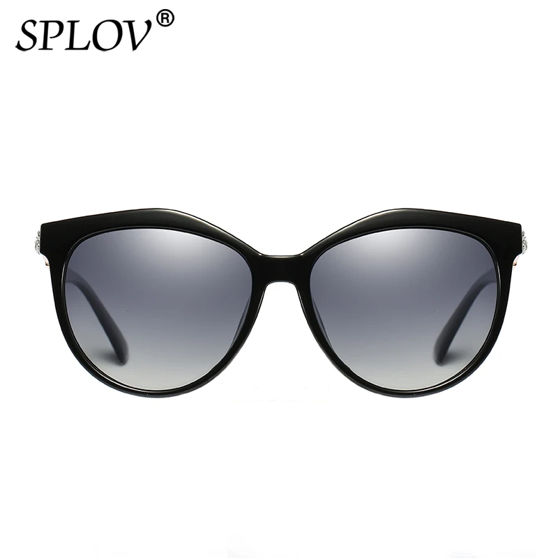 SPLOV Women Polarized Sunglasses Vintage Oval Diamond Sun Glasses Lady Luxury Brand Designer Driving Glasses Gafa De Sol UV400