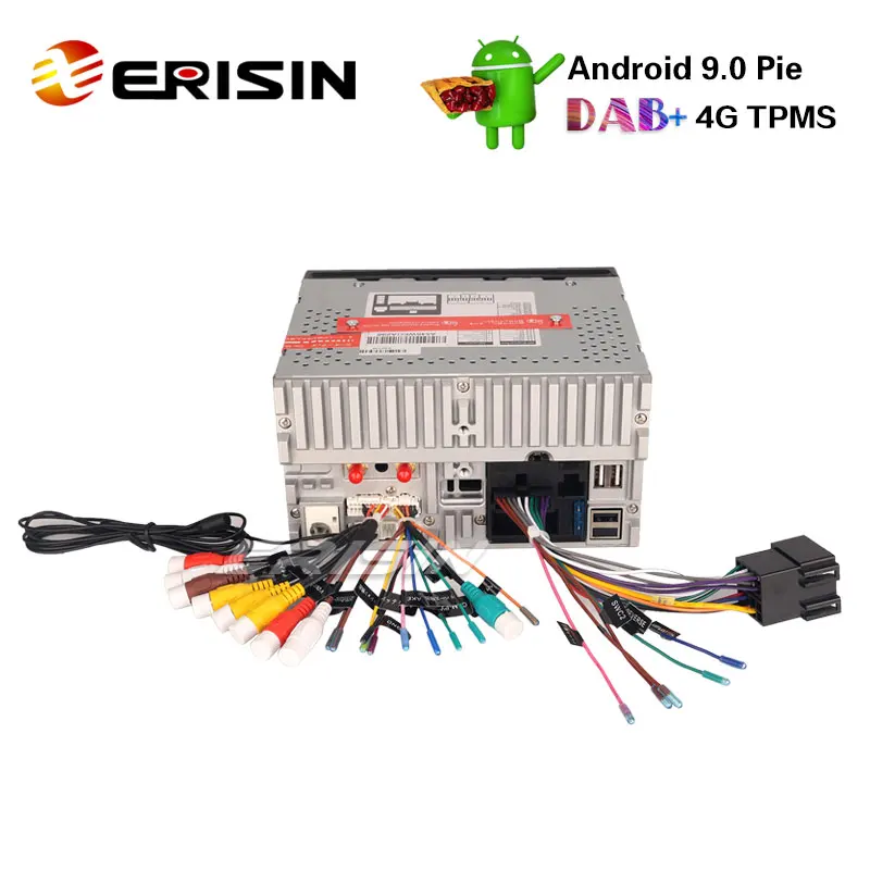 Clearance Erisin ES4836U 6.2" Double Din Android 9.0 Car Stereo Nissan GPS WiFi DAB+ SatNav OBD Bluetooth TPMS 4