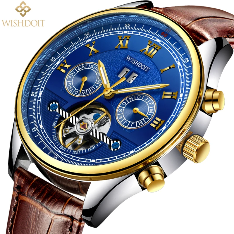 WISHDOIT New mens watches top brand luxury Fashion casual sports men ...