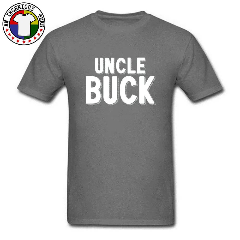 Uncle Buck 5892 Cotton Fabric T-Shirt for Men Short Sleeve Printed Tops Shirt Newest Summer/Autumn Round Neck T Shirt Casual Uncle Buck 5892 carbon