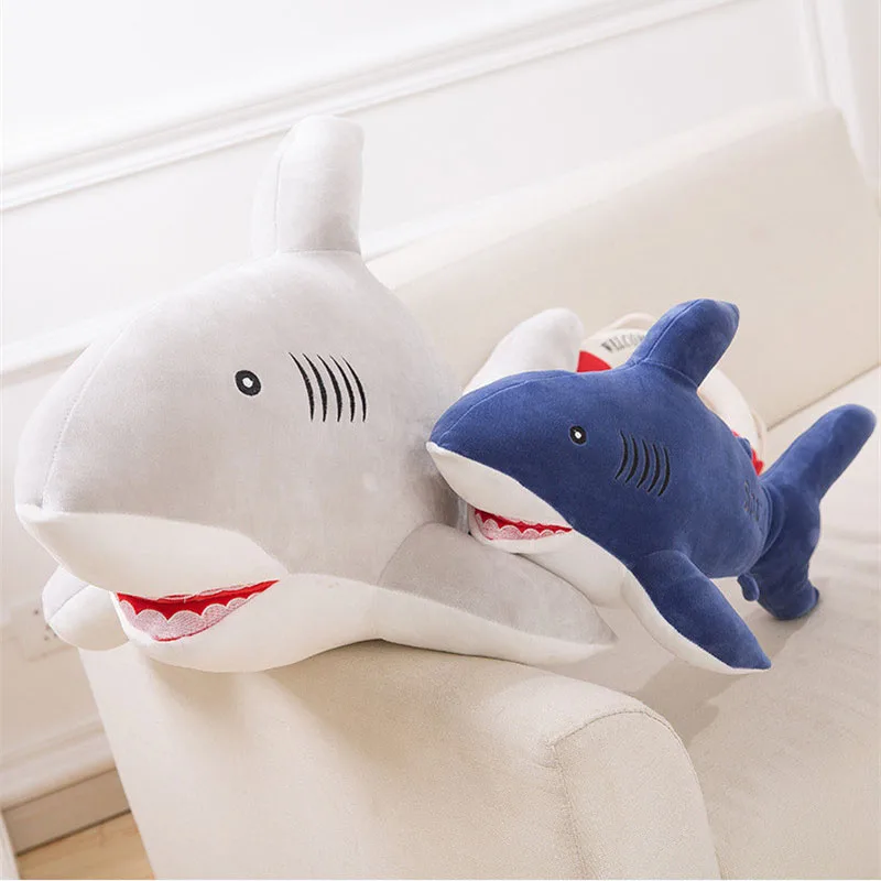 New Style Shark Plush Toys Big Fish Cloth Doll Whale Soft Stuffed Plush Animals Doll Children Birthday Gift 13